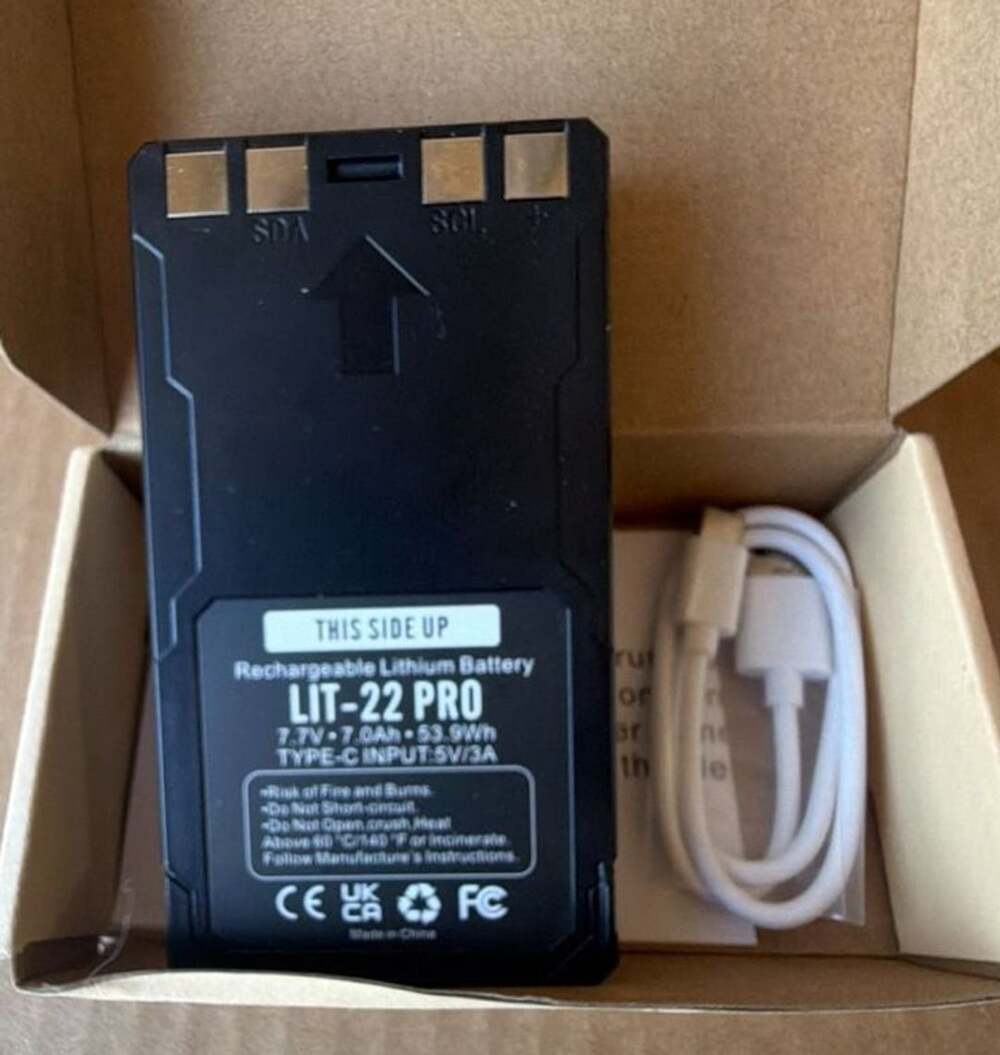 LIT-22 Pro Rechargeable Lithium Battery 7000mAh for Spypoint Trail Camera with T